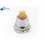 2B 19pin Lemo B Series Connectors , Lemo Female Connector With 2 Nuts Fixed for sale