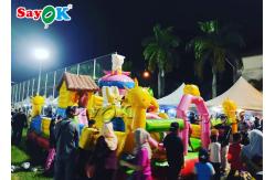 China Safe Commercial Inflatable Bouncer Large Trampoline For Kids Playground supplier