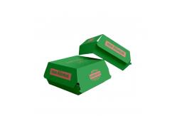 China Custom Hamburger Boxes with Customized Design and Eco-Friendly Kraft Paper supplier