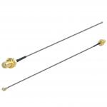 U.FL to SMA Female Ultra Low-Loss 1.13mm 50 Ohm Coaxial Pigtail Jumper Cable 50MM for 4G LTE 5G for sale