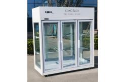 China Three Doors Floral Display Cooler Air Cooling 2 To 8 Degree supplier