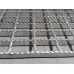 Hot Dip Galvanized Serrated Steel Grating 25x3 Serrated Flat Bar Pitch 15mm for sale