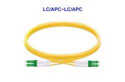 China LC APC LC APC Single Mode Fiber Optic Pigtail supplier