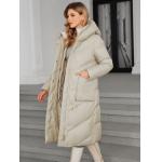 Long Women's Winter Quilted Coat Fashionable Down Jacket with Regular Fit for sale