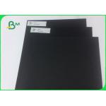 100% Wood Pulp Laminated Solid Black Cardboard For Hard Book Cover