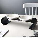 Elevated Ceramic Dog Cat Bowls for Food and Water for sale