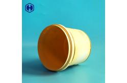 China Hot Food Round Plastic Tubs With Lids Customized High Resolution Printing supplier