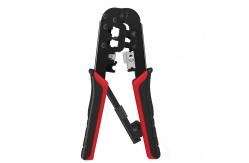 China Red Multipurpose Ethernet Wire Crimper Cutter Ergonomic Design supplier