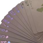 54 Cards Per Deck Custom Invisible Perspective Card Game Printing Glossy / Matte Lamination for sale
