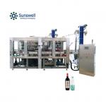 4 In 1 Plastic And Glass Bottle Rinsing Filling Machine Screw And ROPP Sealing for sale