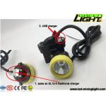 1.67W 6.6Ah 1000Lux Mining Cap Light For Underground Miners
