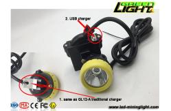 China 1.67W 6.6Ah 1000Lux Mining Cap Light For Underground Miners supplier