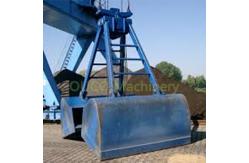 China Mechanical Structure Coal Handle Clamshell Grab Bucket 5 Cubic Capacity supplier