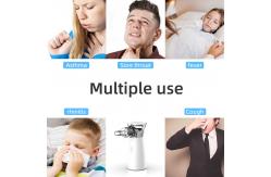China Silent White Handheld Portable Nebulizer For Adults Electric Nebulizer Machine supplier