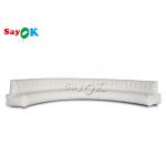 6.367m Curved White Multifunctional Furniture Inflatable Air Sofa for sale