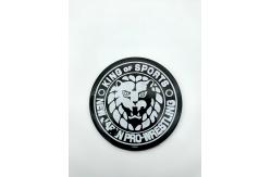 China Custom Made PVC Key Holder Double Sided King Of Sports Printed supplier