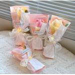 Small Yet Striking 15x26cm Knitted Tulip Small Flower Bouquet in Multiple Colors for sale