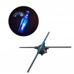 65cm 4 Blades Spinning Led Hologram , Holographic 3d Led Fan 450x224px Resulution for sale