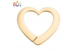 China Hollow Custom Engraved Heart Charm supplier