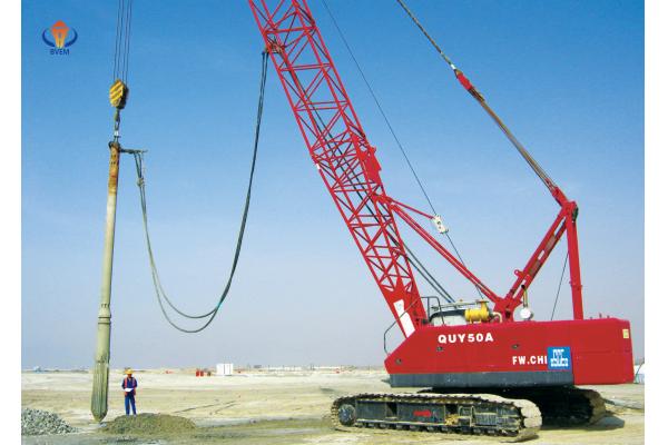 Professional Vibroflotation Compaction Piling Machine With Powerful Motor BJV75E-426