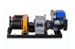 China SQY5C Double Drum Diesel Engine Cable Winch Puller 5 Ton In Power Construction supplier