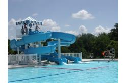 China Amusement Kid Water Park Equipment Children Playing Slides Set supplier