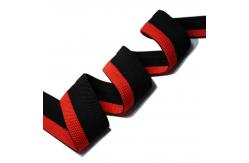 China Width 5.7cm Rubber Polyester Elastic Webbing 57mm Recycled Polyester Webbing supplier