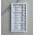 Customized 10 plastic inner supports for 2ml ampoules, 2 sets of 10ml water injection liquid oral liquid syringe trays, and blister boxes for plastic trays for sale