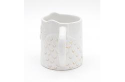 China Custom Design White 16oz 3d Hand Paint Earthenware Owl Mug Ceramic Coffee supplier