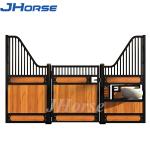 Farm Machinery Equestrian Metal Stall Fronts Bamboo Steel Frame Horses Stable for sale