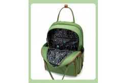 China Waterproof Wet Custom Logo Mommy Baby Diaper Bag With Changing Bed supplier