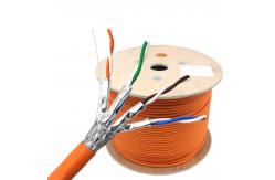 China SFTP Ethernet Cat7e Network Cable , Cat8 Lan Cable 1000ft supplier