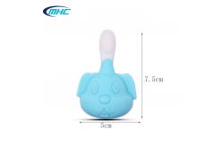 China Chewable Soft Silicone Baby Teether Brush Cute Piggy Shape BPA Free supplier