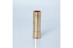 China Luxury Gloden 3.5g-5g Lipstick Tube Empty Container With Seal Ring supplier