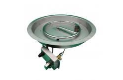 China 120000 BTU Drop In Fire Pit Pan 480mm  Round Fire Pit Ash Pan supplier