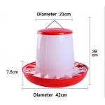 4kg No Waste Quail Poultry Feeder Drinker for sale