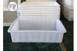 China 380L Rotomolding Plastic Rectangular Hydroponic Grow Tanks With Growing Bed Stand supplier