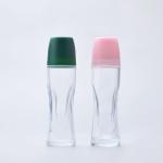 65ml Empty Deodorant Roller Bottles With Plastic Roller Ball for sale