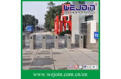 China 30~40 Transit Speed Pedestrian Retractable Flap Barrier Gate supplier
