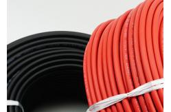 China Ultraviolet Resistant Solar PV Cable 4mm2 XLPE Double Insulation Black / Red supplier