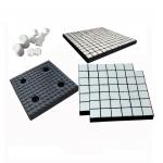 China Impact Resistant Ceramic Wear Tiles Cylinder Hexagonal Ceramic Rubber Composite Liner manufacturer