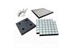 China Impact Resistant Ceramic Wear Tiles Cylinder Hexagonal Ceramic Rubber Composite Liner supplier