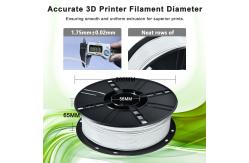 China 3D Printer Filament White Marble PLA 1.75mm For High Precision Printing supplier