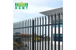 China 1.8m High Powder Coating Galvanized Palisade Fencing D Section Pale supplier
