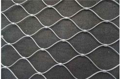 China Customized Flexible Wire Mesh Netting 20mm - 100mm Aperture Rope Construction supplier