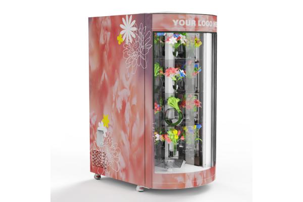 Winnsen Flower Vending Machine With Coin Operant Cash Pay Temperature Controlled