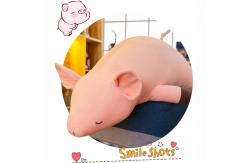 China Kawaii Pig Plush Pillow , Full Hollow Cotton Stuffed Pig Pillow 40 - 120CM supplier