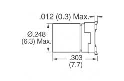 China EEE-FK1E101XP SMD Ferrite Bead surface mount aluminum electrolytic cap. supplier