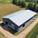 Industrial Metal Steel Structure Warehouse Prefab Factory Logistics Building for sale