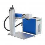 Portable Desktop Fiber Laser Marking Machine Engraving Printing Machine for sale